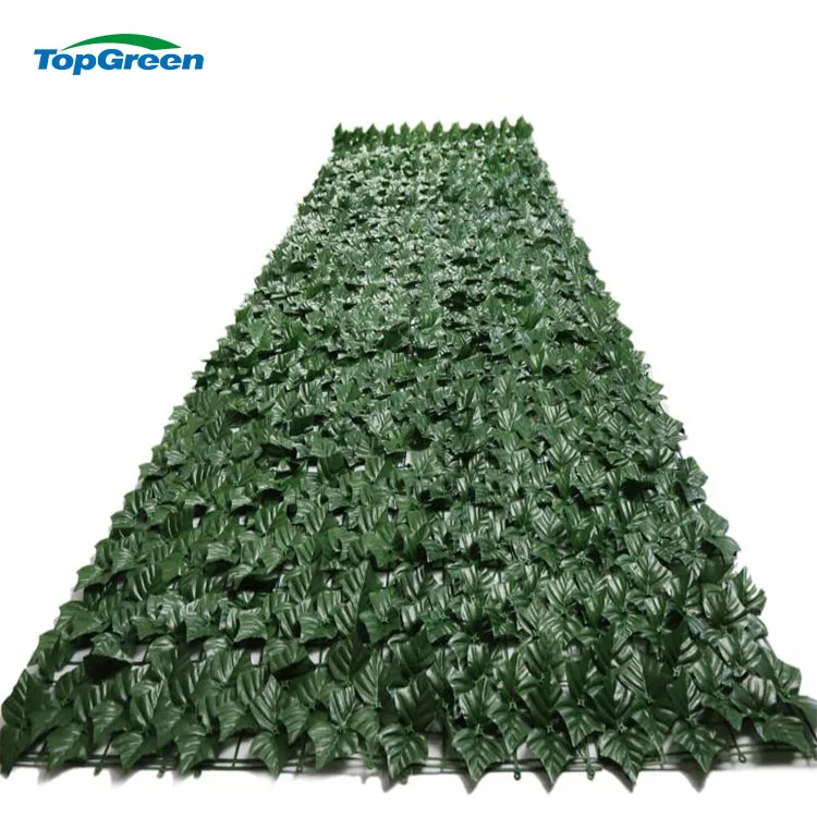 artificial vertical wall decorative plastic artificial plant leaf grass ivy  fence