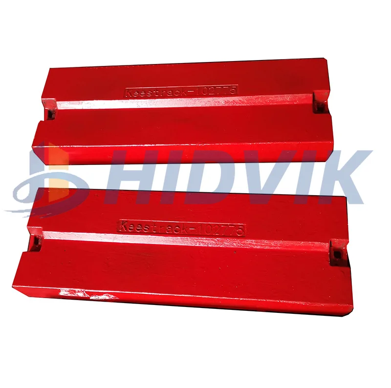 
martensitic with ceramic insert impact crusher casting spare parts Keestrack R6 R5 R3 1313 1113 1011 blow bar 