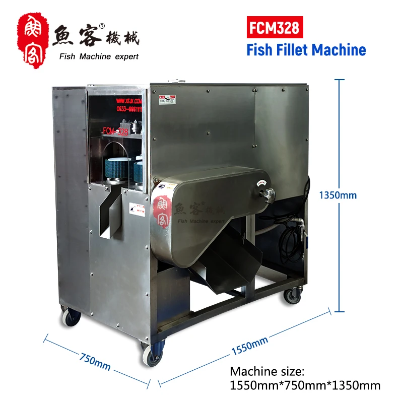 
Hot Sale Fish Filleting Cutting Machine Fish Processing Machine Automatic Fish Middle Bone Remover with CE 