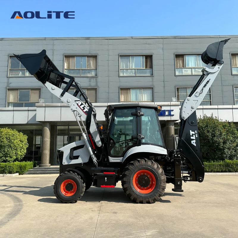 Экскаватор-погрузчик BL90-25 фронтального типа AOLITE высокого качества фронтальный погрузчик 2500 кг 4x4 с экскаватором