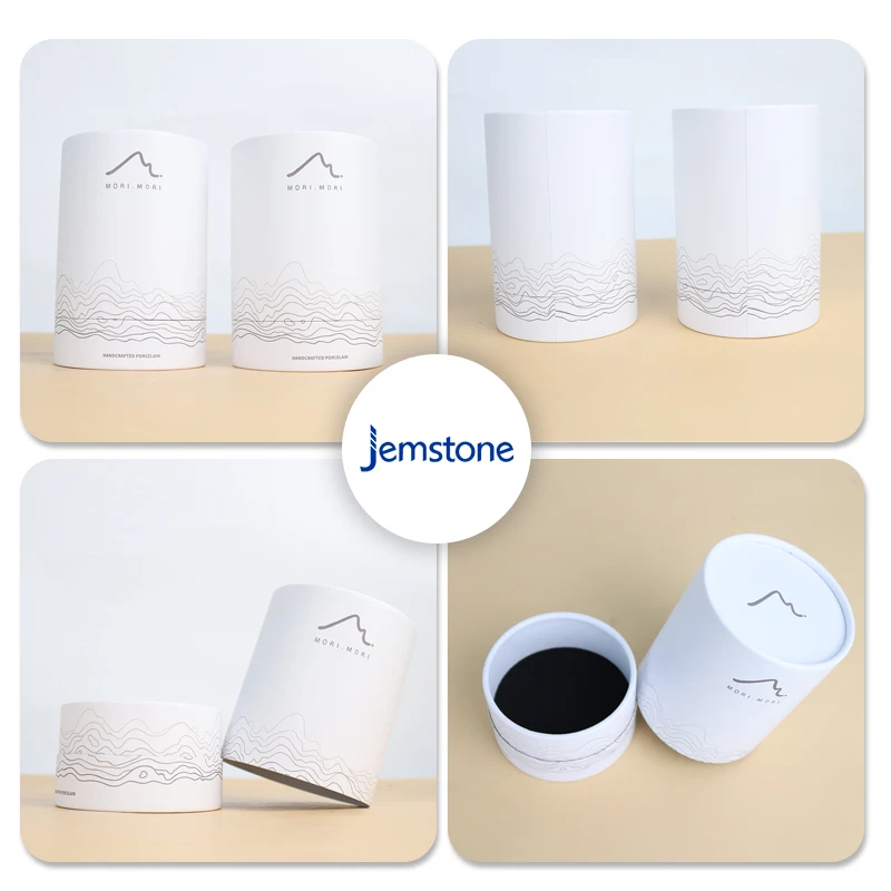 Art Paper Customized Cardboard Cylinder Tube Empty Round Cylinder Tube box packaging