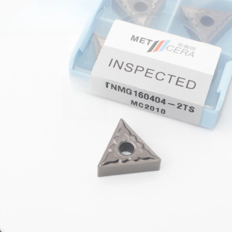 TNMG  TNMG160404/TNMG160408-2TS MC2010 METCERA cnc cutting  inserts  machine Original cut carbide turning tools for lathe