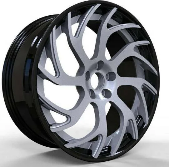 Кованый обод колеса с синей линией 22 * 10.0J, 2 шт.