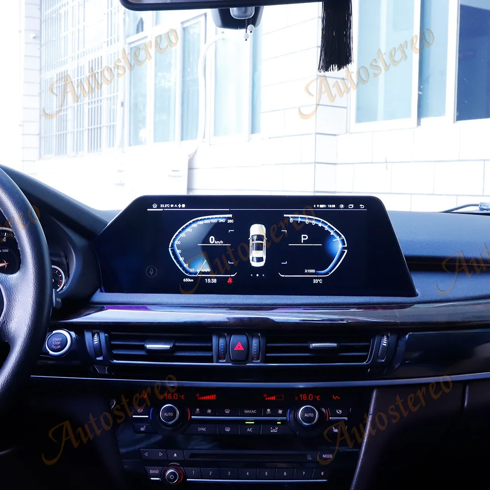 Автомобильный мультимедийный плеер Sharp Gen 2021 для BMW X5 F15 X6 F16 2014-2017 Android11 4 + 64 ГБ GPS-навигация автомобильное стерео головное устройство