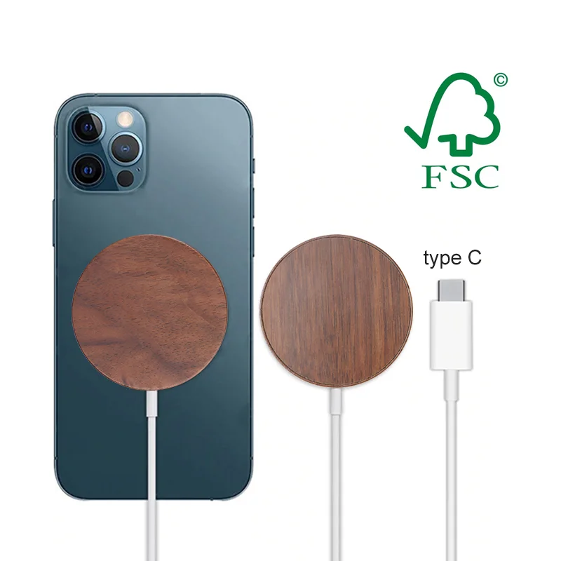 Оптовая продажа 2020 Новое магнитное 10 Вт Быстрое беспроводное безопасное зарядное устройство для Iphone 12 Pro Max