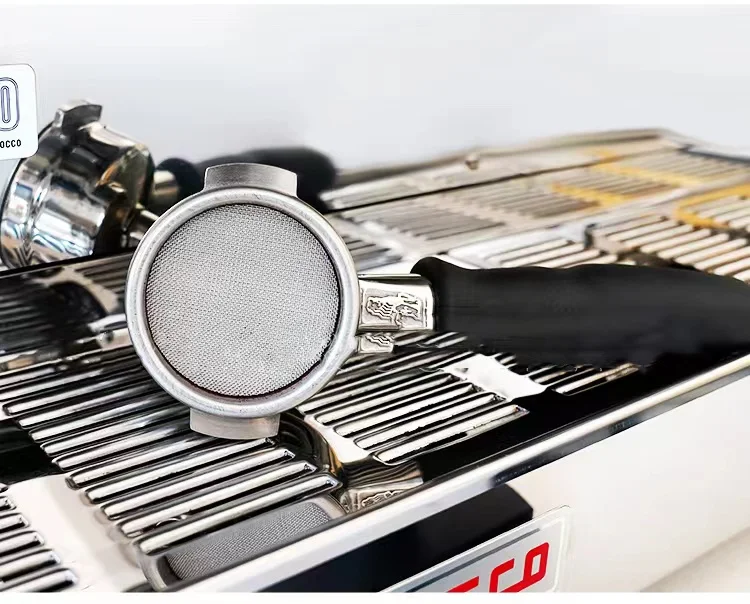 Stainless Steel Sintered  Thickness Coffee espresso Puck screen Food grade stainless steel 304 etching style coffee filter disc