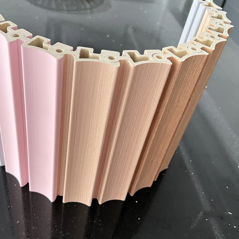 lambrin de madera Lambrin WPC Revestimiento Interior Revestimientos pared interior Panel ranurado WPC wall panel