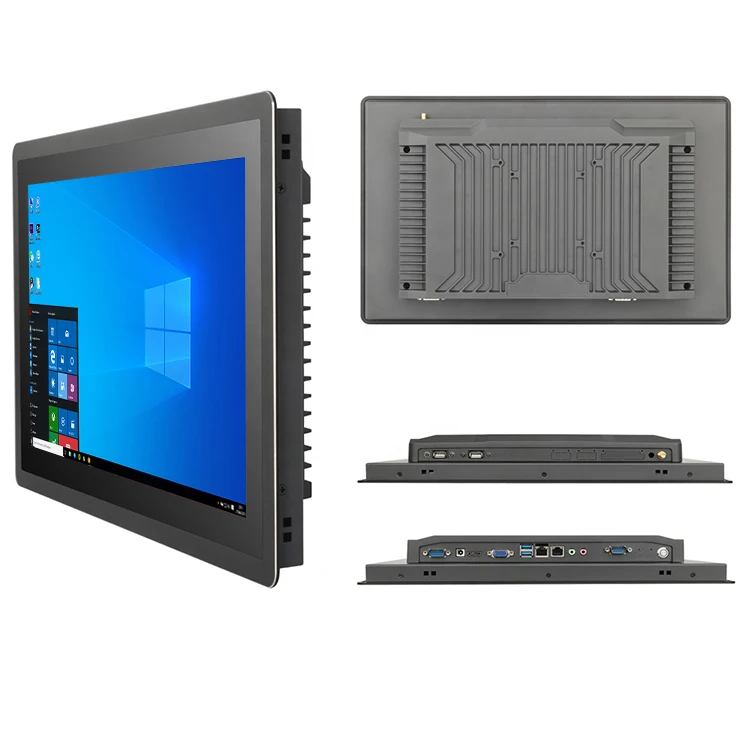 Embedded Touchscreen 15.6 18.5 21.5 23.6 27  Inch Interactive-panel Lcd Monitor Wifi All In One Industrial Panel Pc With 12v Dc