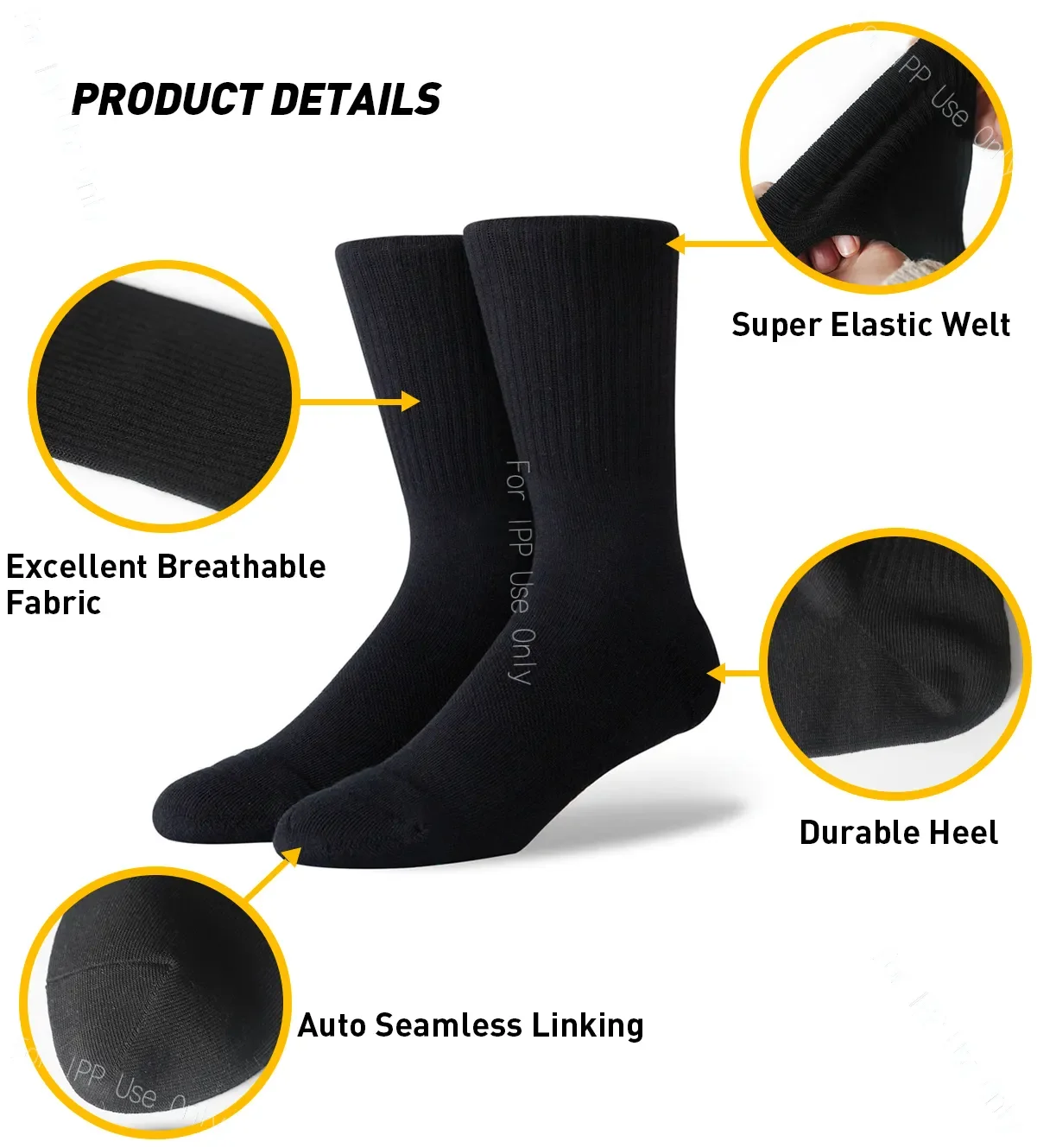 Free Mock-up & Samples made your own cute custom logo crew socks bamboo cotton custom crew socks