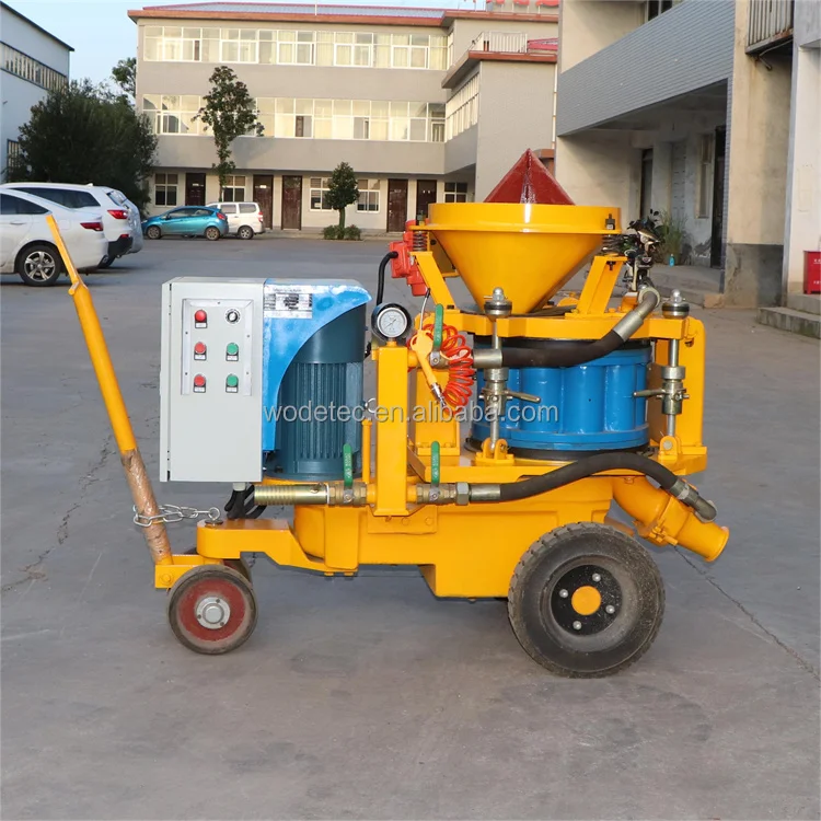 CE construction dry mix 9m3/h large capacity electric motor driven refractory shotcrete machine