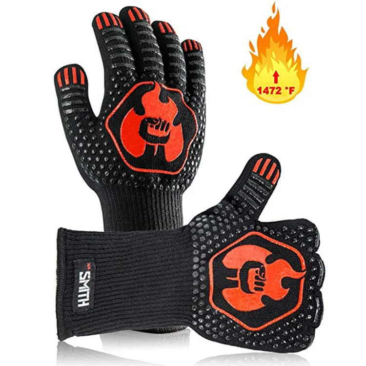  Горячая Распродажа перчатки для барбекю духовки Handschuh grillhandполо экстремальные Жаропрочные