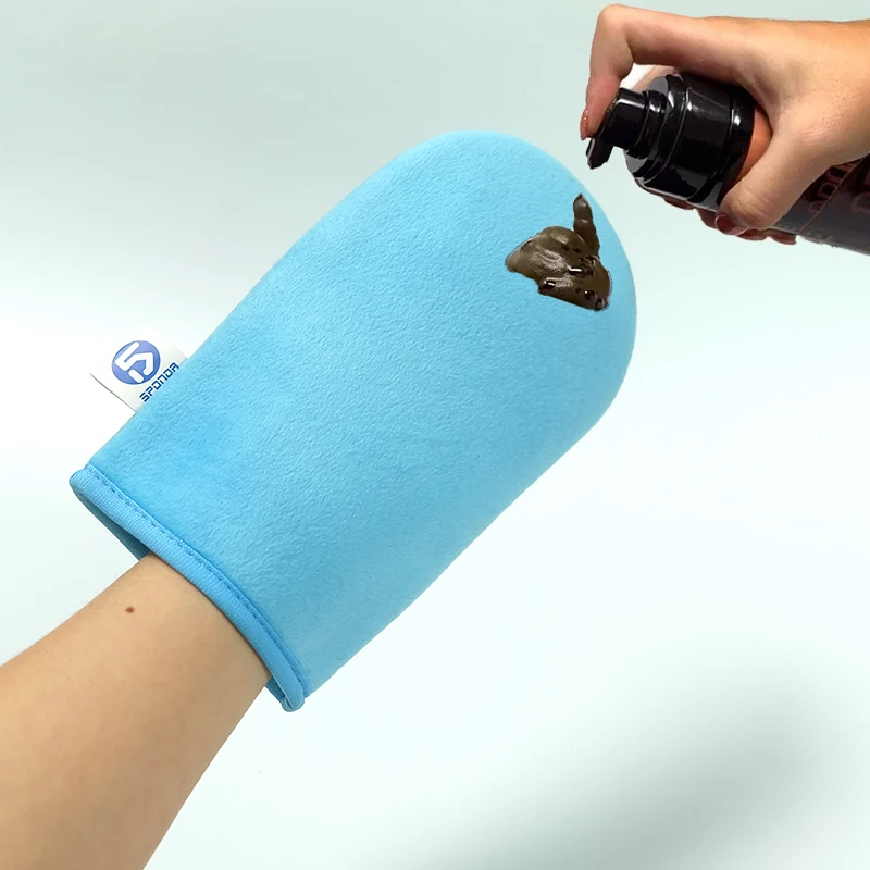 High Quality Wholesale Customize and Brushes Back With Glove Beauty Care Self Tanning Mitt