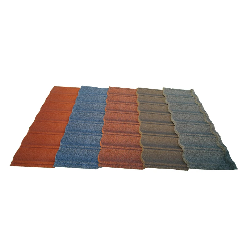 Lightweight insulated Traditional Style Building Material Stone Coated Metal Roof Tile Shingle Outdoor Application