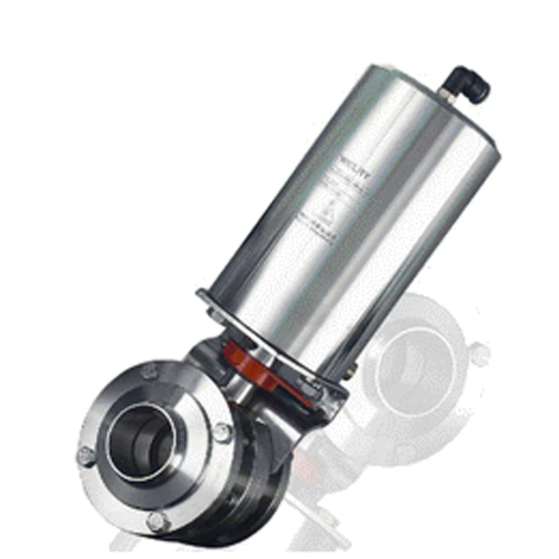 Factory wholesale centre sealing sanitary butterfly valve stainless steel