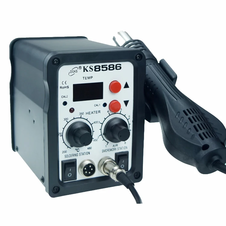 Hot Sellers 858D Digital Display Two-in-One Disassembly And Welding 220V 110V   ESD Soldering Station Repair Tools