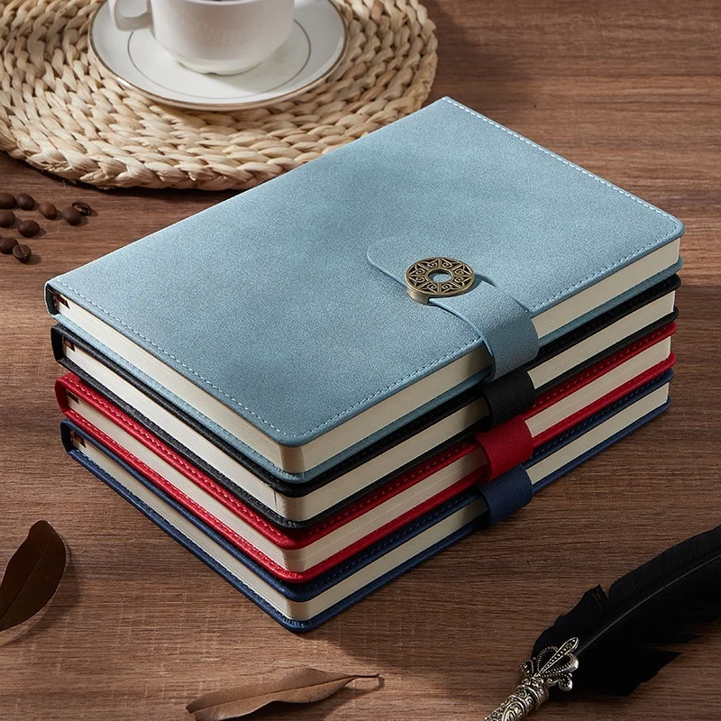 Hollow Notebook A4 Thickened Simple Notepad in Stock A5B5 Business Printed LOGO Student Diary A5 Hardcover Custom Color 5-7 Days