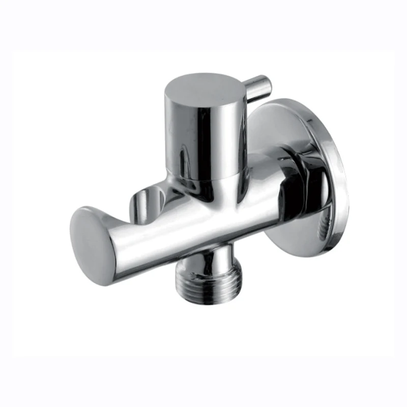 Modern Solid brass cold and hot water bathroom kitchen sink angle valve