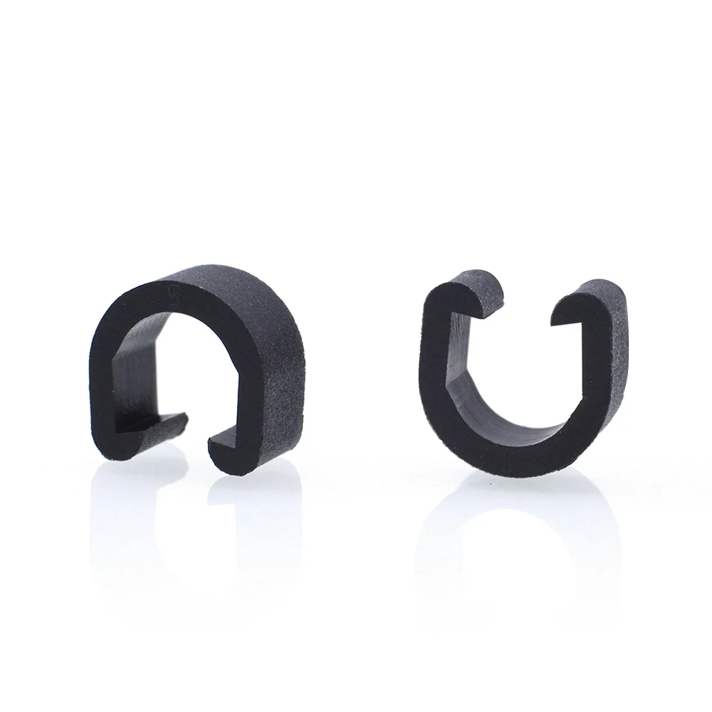 100pcs Plastic Bicycle Brake Cable Buckle Bike Disc Brake Cable Pipe Line Clip Cable House Buckle