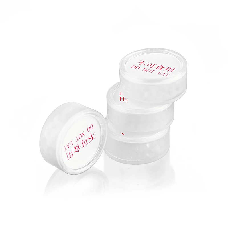 GMP approved DMF free Silica Gel Sachet/Plastic Container  Medical Desiccant