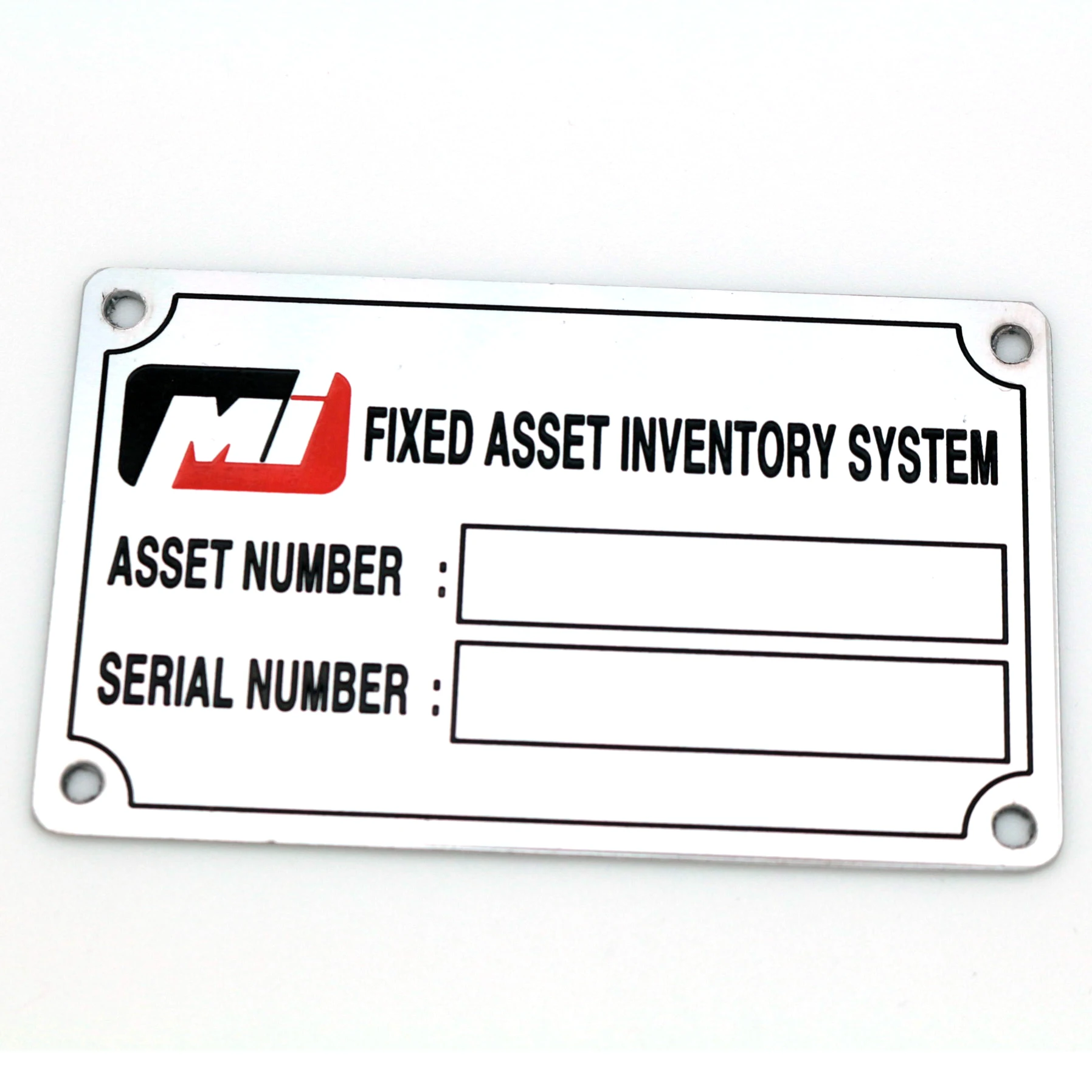
OEM color custom machine nameplate machine metal label manufacturer 