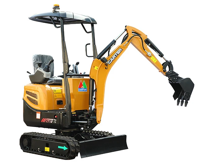 Low price brand new Chinese brand high quality 1.2 1.6 ton Euro V EPA3 gasoline engine mini CARTER excavator garden excavator