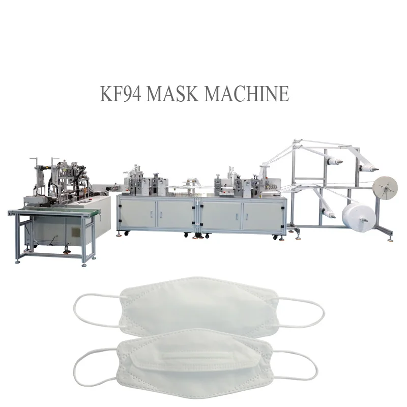 Elastic Face Mask Machine High Speed 90-100Pcs/Min Elasticity Fish shape mask Making Machine