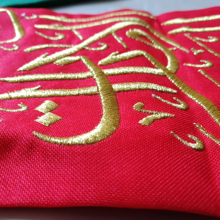 fashion mini matt material printed gift box packing UAE flag scarf top quality VIP design uae national day scarf