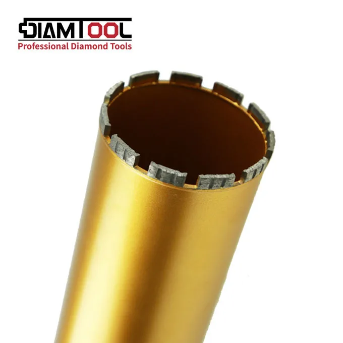 High Quality 2inch 51mm 1/1-4UNC Diamond Core Drill Bit Wet Reinforced Concrete Steel Alloy Material 10mm Diameter Well Drilling