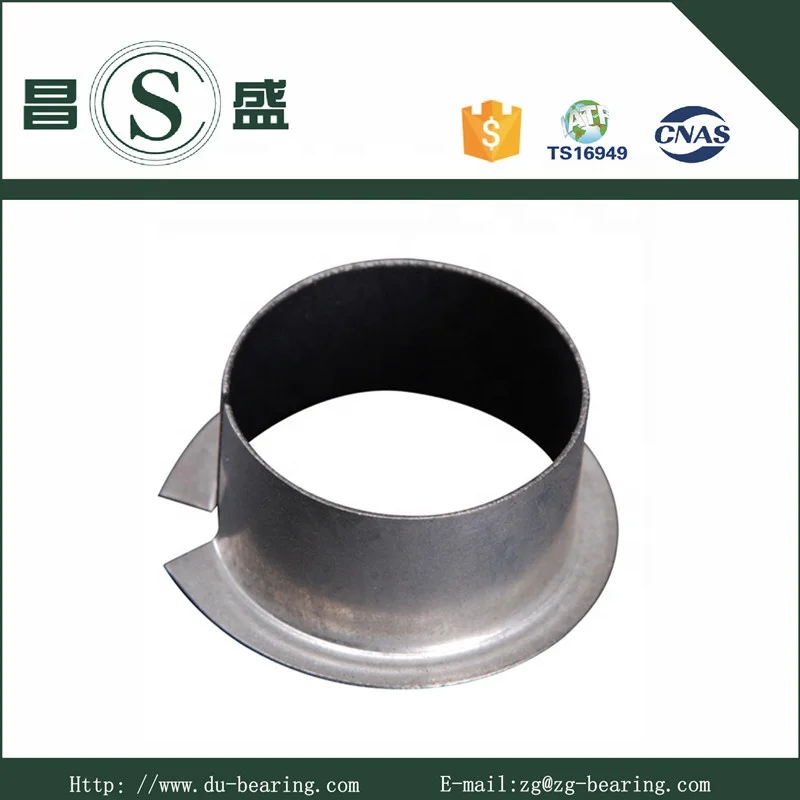 PTFE Hardened Steel Bush Wrapped Split DU Bearing Steel Insert PTFE Bushing