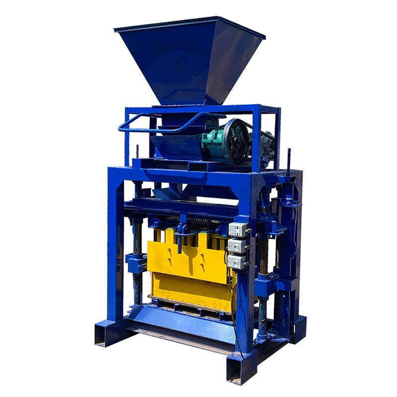 Qtj4-35 Semi Automatic Cement Block Making Machine Hollow Block Making Machine Construction Machines
