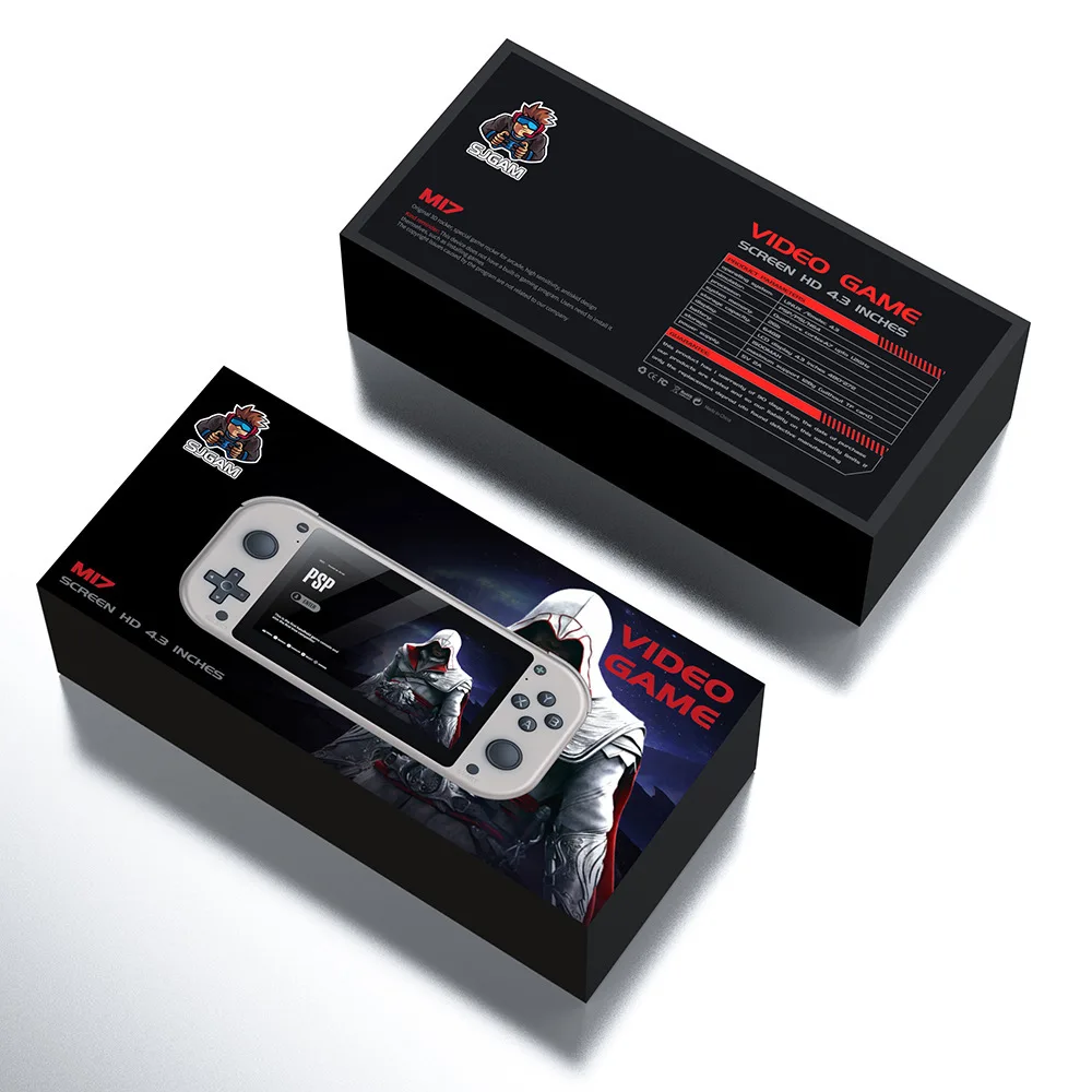 Replacement PSP handheld game console with a 4.3-inch screen and 20000+games Portable Video Game PlayersMI7