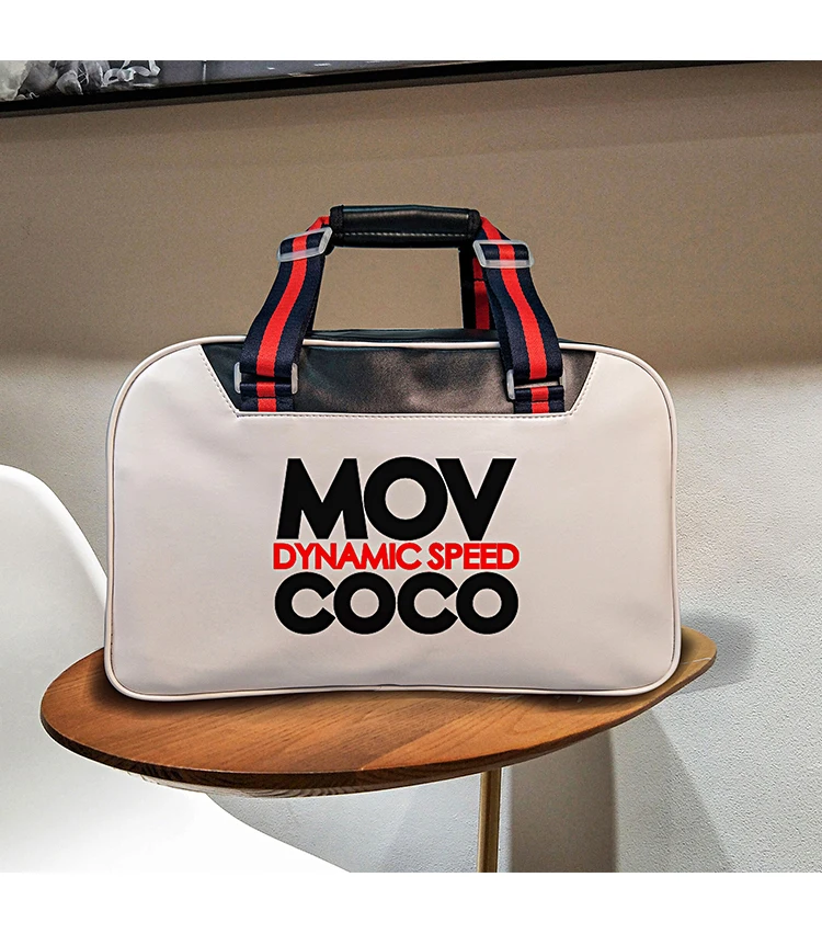 Customized color gym handbag High quality business luggage leather fitness bag Sports bag Outdoor travel bag