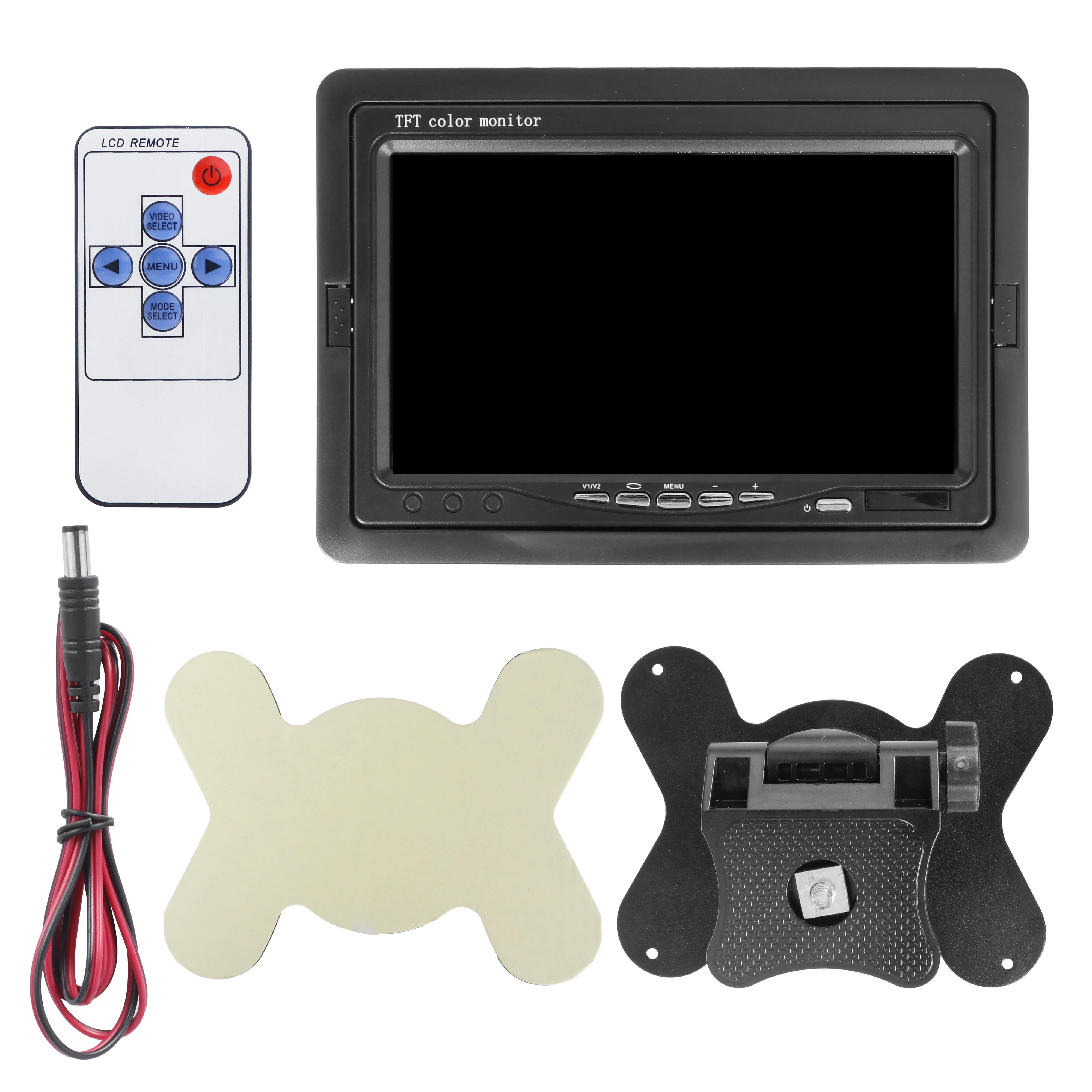 Factory Wide Screen Desktop Monitor Car Rearview Mirror Display Av Rearview Monitor Tft Vehicle Display Tft 7 Inch Car Monitor