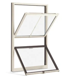 New American style double hung and tilt and turn pvc window with grill