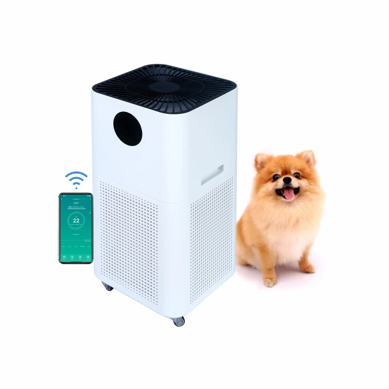 50W air purifier machine WIFI Activated carbon HEPA13 air purifier for home large room CADR 500m3/h with hepa filter air