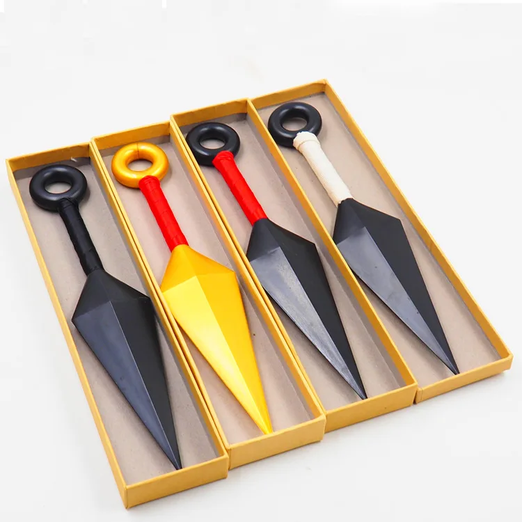 26cm ABS Plastic Kunai Props Big Size Anime Kunai Shuriken Cosplay Props With Box Package