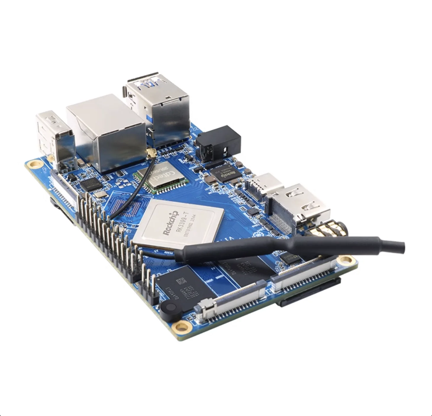 Orange Pi 4 Lts 4GB Rockchip RK3399 ARM Development Board Programming MCU Bluetooth WiFi Android Linux