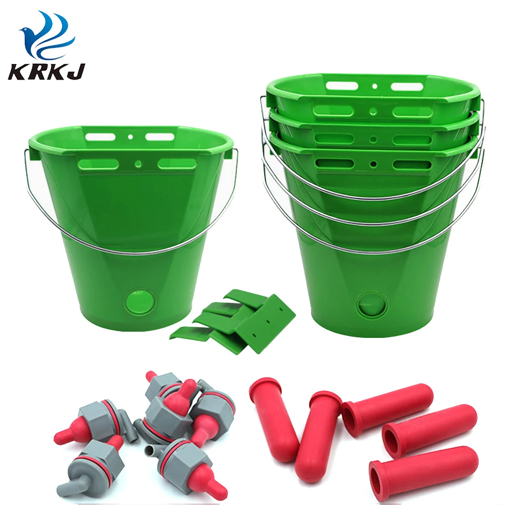 KD960 farm rearing equipment calf multi teats milking feeding bucket nursing bucket 8 liters