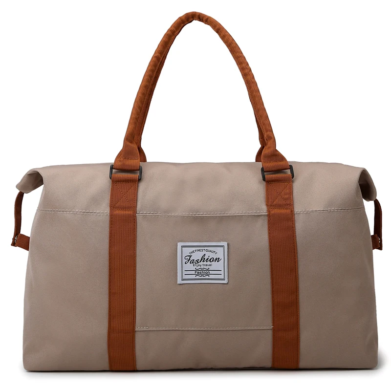 Wet and dry hand waterproof portable travel bag Fitness folding durable duffel bag