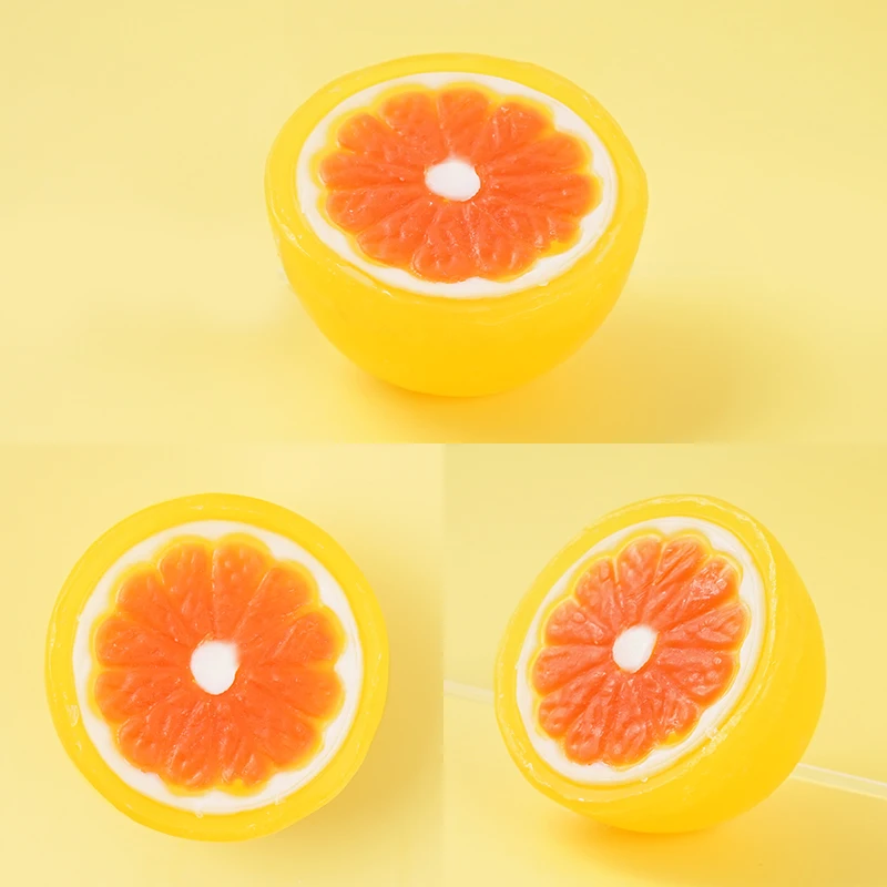 Handmade Natural Organic Fruit Shape Orange Peach Grape Lightening Whitening Bar