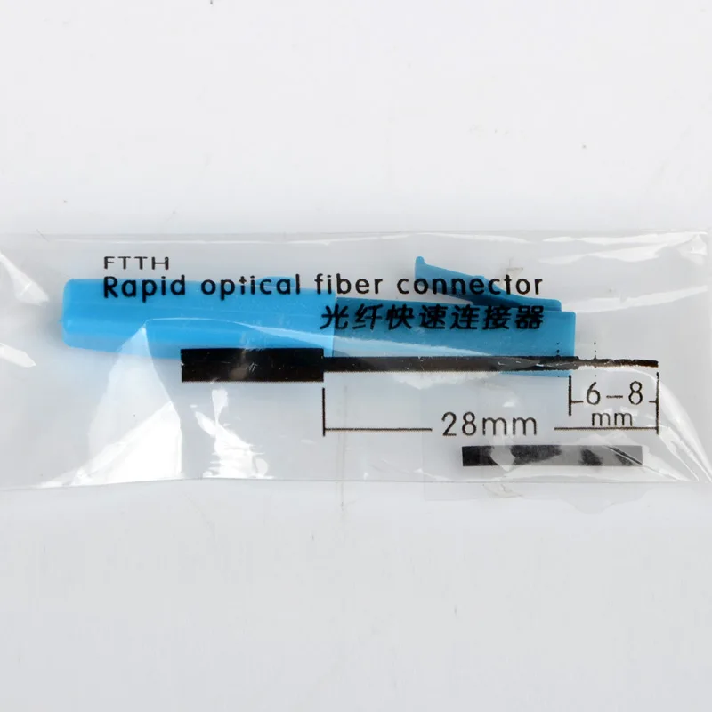 Flat/ Round cable quick adapter ftth Lc upc pre-polished field installable fast connector