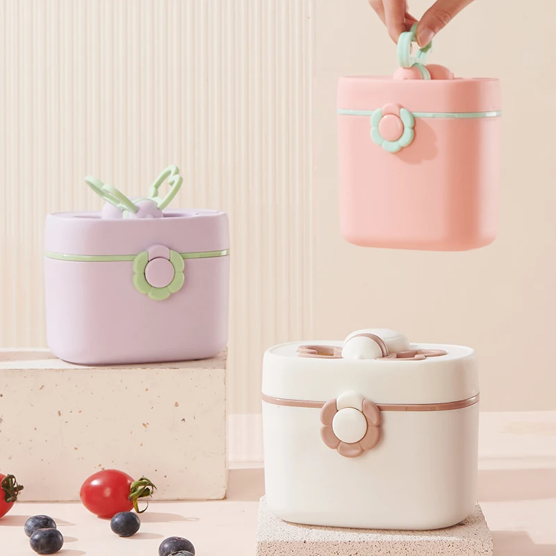 Hot Selling Plastic Baby Formula Dispenser Snack Food Container Formula Baby Milk Powder Dispenser