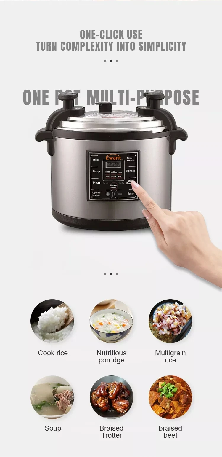 15/17/26/33/40L Multi-use Electric Pressure Cooker Stainless Steel Pot Multi Cooker Rice