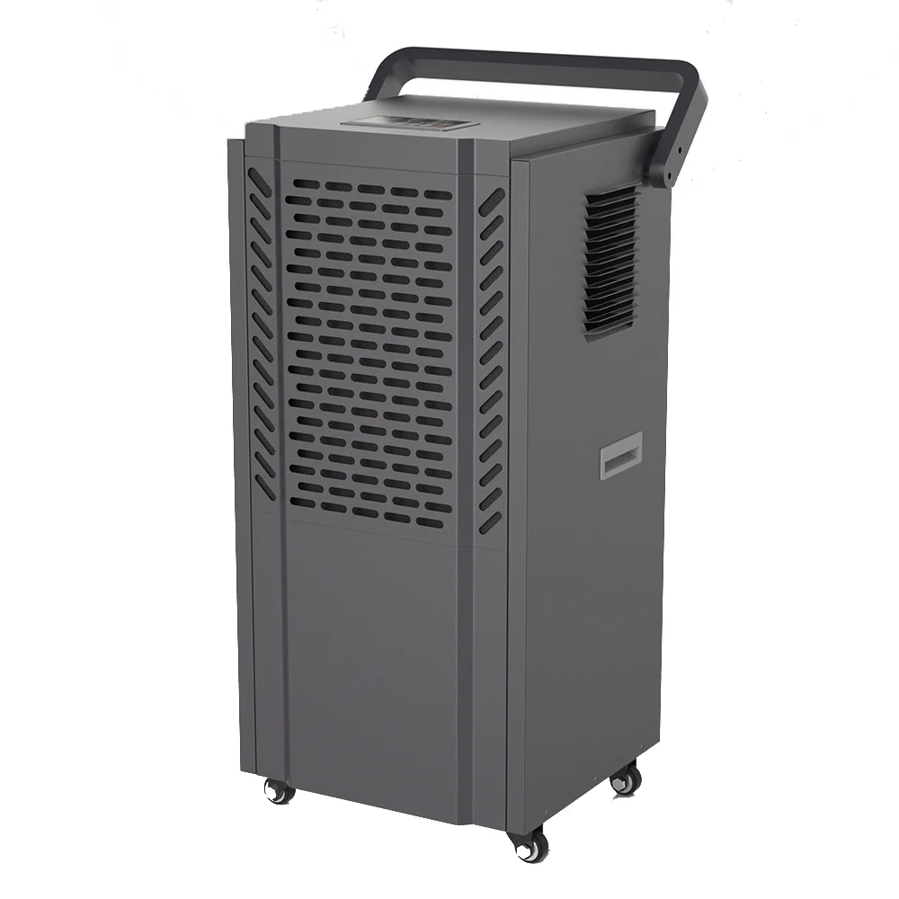 100L/D air dryer industrial commercial portable R410A refrigerant dehumidifier
