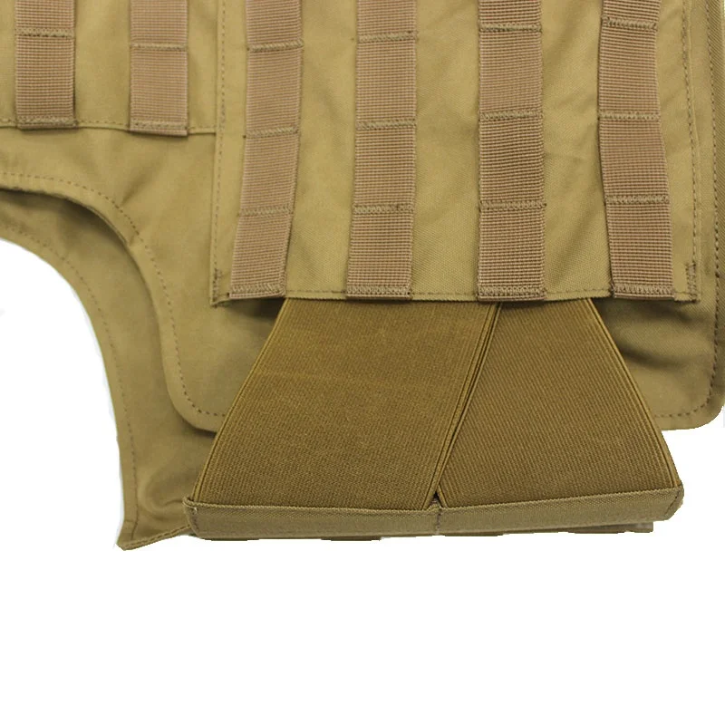 Custom Outdoor Training Vest Coyote Molle for Adults Men Adjustable Waist Normal Tactical Vest