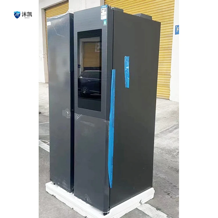 630L Luxury double door fridge side by side refrigerators big size home refrigerator with touch screen