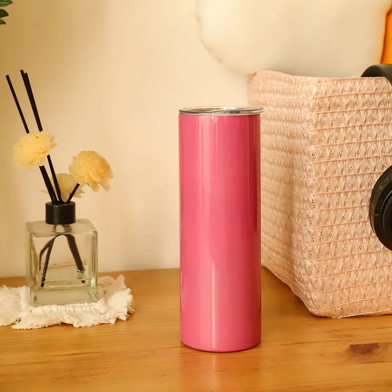 Белая кофейная кружка с двойными стенками, изолированные тумбы, белая нержавеющая сталь США, 20 унций