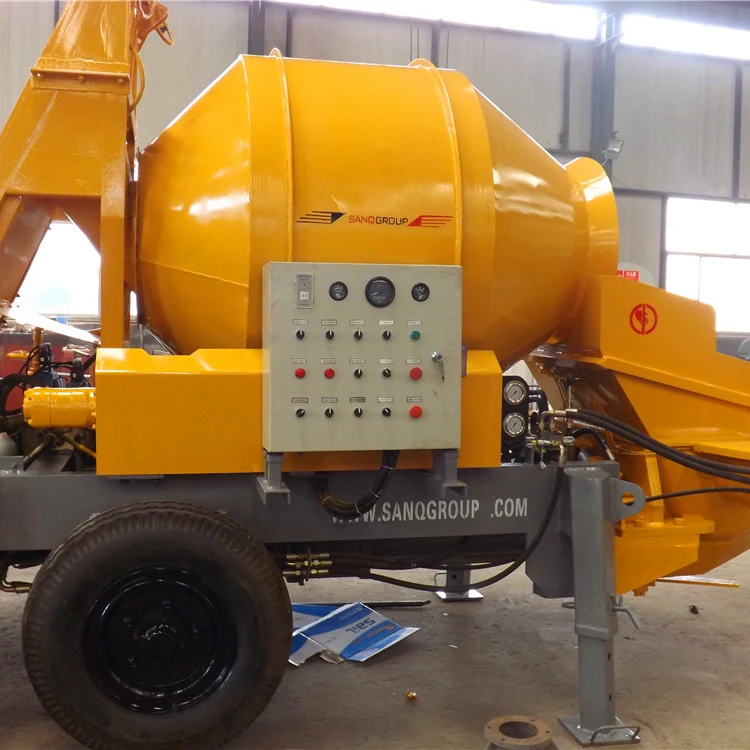 Небольшой мобильный гидравлический бетононасос прицепа с