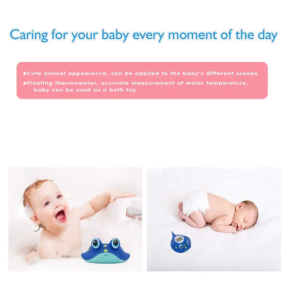 Домашний плавающий плохой ребенок душ плавающее животное лягушка цифровой Комнатный и термометр для ванны