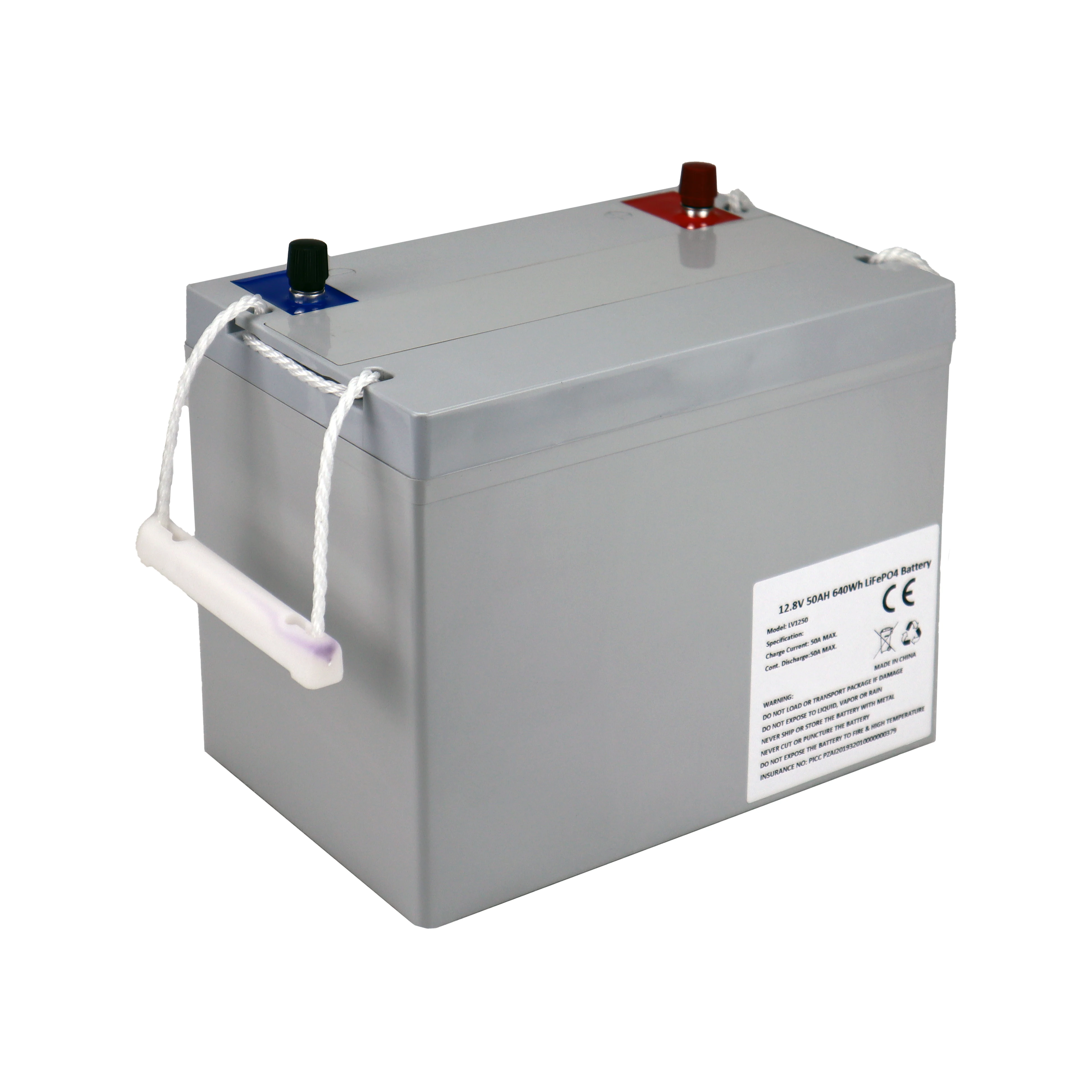 12v Deep cycle Battery 12V 50AH 60AH LiFEPO4 Battery Pack Solar Street Light Waterproof Solar Battery